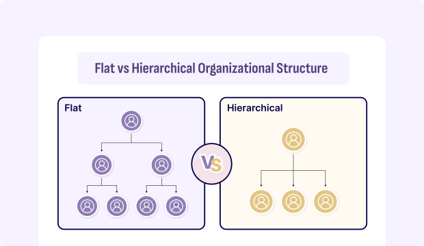 Flat vs Hierarchical Organizational Structure